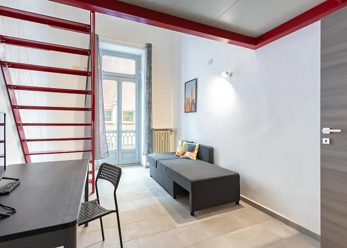 Lägenhet Red Loft Torino,un Mix Di Storia E Tendenza *